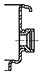 Series 400 Filler Neck with filtered overflow vent diagram
