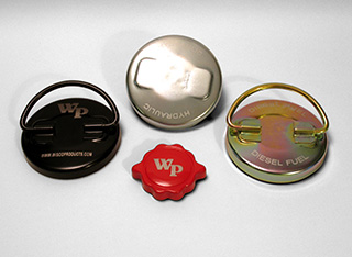 Laser Etch Imprinted Filler Caps Image